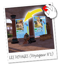 Panneau voyages Web 3D - Vn1